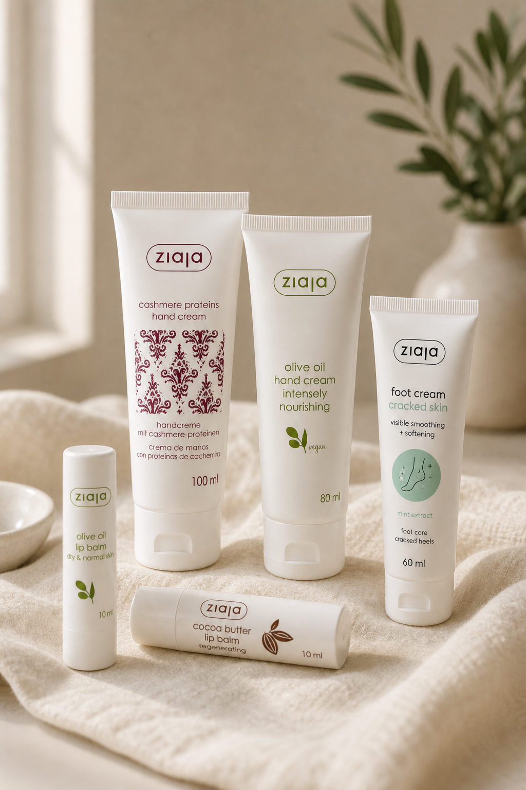 Hand, foot and lip care